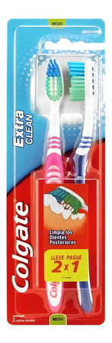 Cepillo Dental Colgate Extra Clean X2