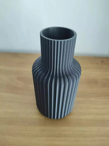 Botella Florero Jarrón Nórdico Decoracion Moderno Negro