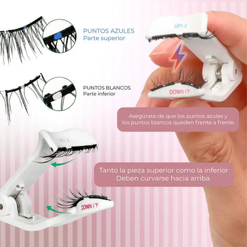 Pestañas Magnéticas Le Push Classic Mega Volumen Curvatura C 2.5cm · 17292 · foto 08