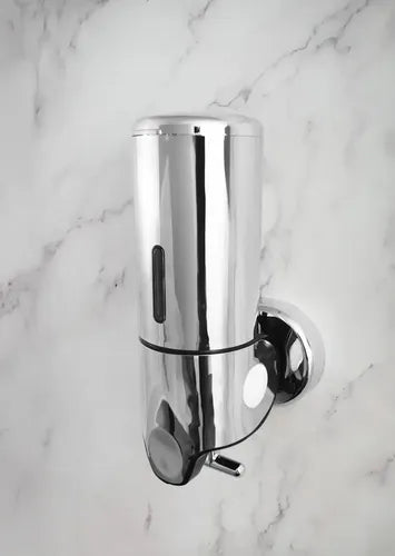 Dispenser Plástico Cromado Pared Baño Cocina Antigoteo