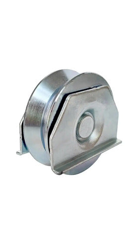 Rueda Porton Corredizo Canal Y Con Soporte X2u. Dannok