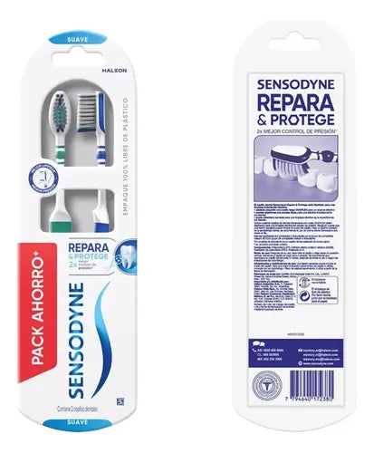 Cepillos Dentales Sensodyne Repara y Protege Pack x 2 · 17467 · foto 04