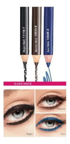 Delineador de Ojos en Lápiz Avon Color Trend Negro Mate · 2107 · foto 03