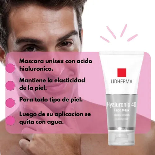 Mascara Hidratante Hyaluronic 4d Face Mask Lidherma Luminosa · 17526 · foto 04