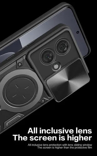 Funda Y Film Camshield Pro Note 13 4g Negro
