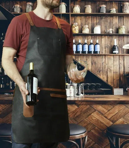 Delantal Cocina Barista Barman Asador Parrillero Parrilla