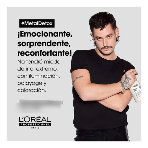 L'oréal Serie Expert Metal Detox Shampoo 1500 + Máscara 500