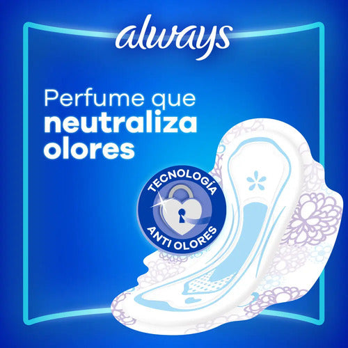 Always Xtra Triple Protección Suave Toallitas, 8 Unidades