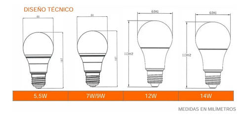 Foco Ledvance 9w Classic Value
