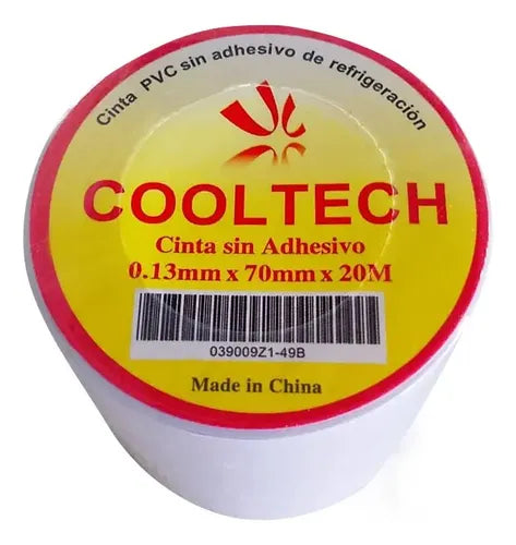 Cinta Pvc Cooltech Refrigeración Blanca 20mts