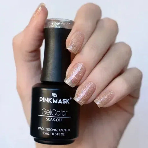 Esmalte Semipermanente Pink Mask GelColor Miley 15 ml · 7295 · foto 02
