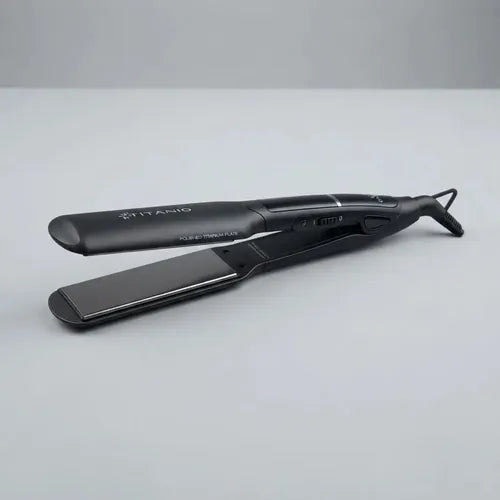 Planchita Pelo Gama X Wide Titanio Profesional Placas Anchas Color Negro · 17228 · foto 09