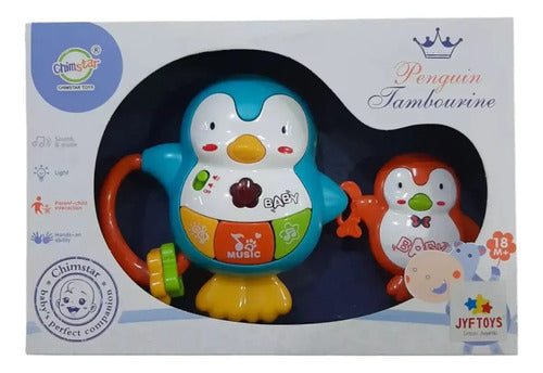 Sonajero Musical Bebé Diseño Mamá Pingüino Agua · 18104 · foto 02