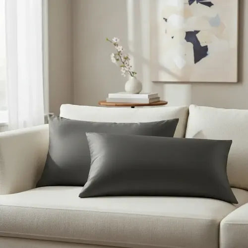 Funda Almohada Viento Textill 50x70 Saten Negro