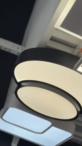 Aplique Techo Bixor Coral Cuadrado Led 33w Luz Cálida/neutra