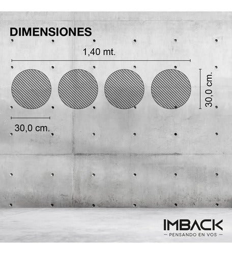 Cuadro Madera Calado Decorativo Moderno Circulos Ramas Arbol
