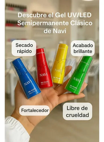 Gel UV/LED Semipermanente Clásico Navi 10ml para Uñas Color 72 · 16647 · foto 04