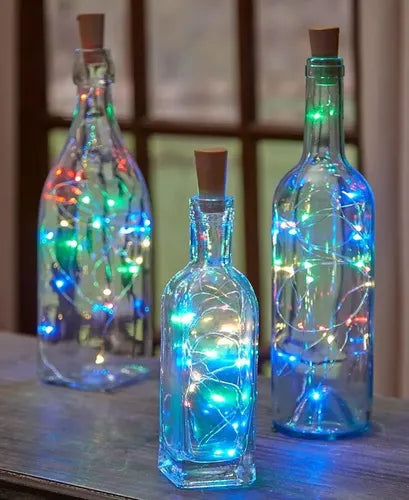 Combo Luces Microled Chata Luz Alambre X10 Unidades Deco