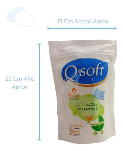 Toallitas Humedas Q Soft Aloe Vera X 50 Unid