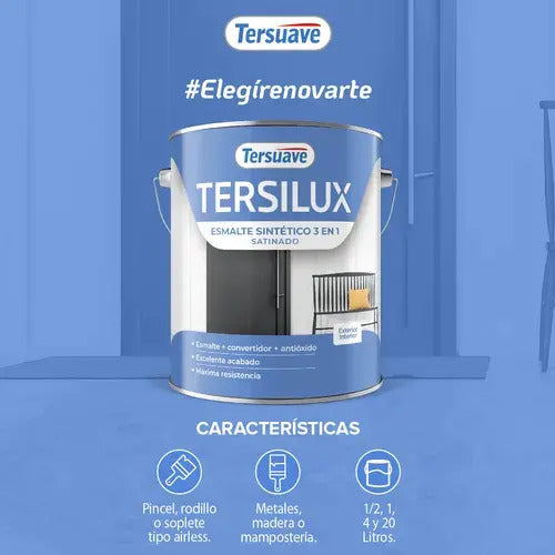 Tersuave Tersilux Esmalte Sintético 3 En 1 Satinado 4l