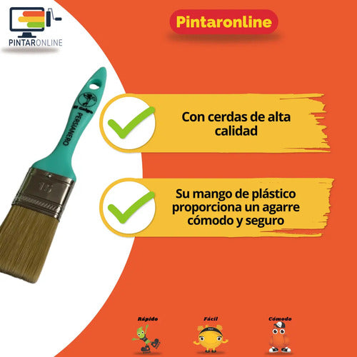 Pincel Persianero N 30 76.2 Mm Cerda Si