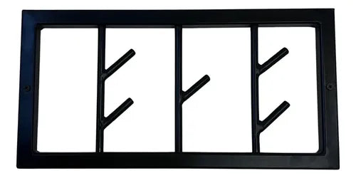 Perchero De Pared Industrial Movible X5 Ganchos