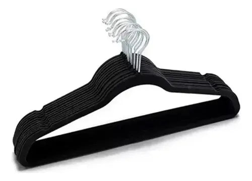 Set de Perchas de Terciopelo MTL X50 Negro · 4790 · foto 01