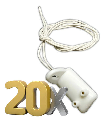 Zocalo L G13 Electricidad Total 20u Blan Blanco