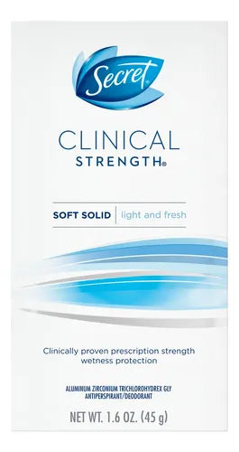 Antitranspirante Secret Clinical Strength Light & Fresh