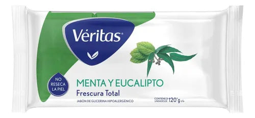 Veritas Jabon Glicerina Menta y Eucalipto x 3 (120 G Cu) · 17917 · foto 01