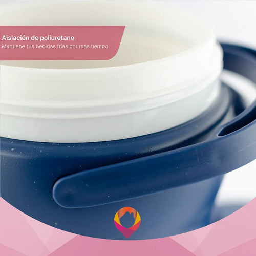 Bidón Térmico Atom 2.5 Litros con Pico Vertedor Azul · 16886 · foto 08