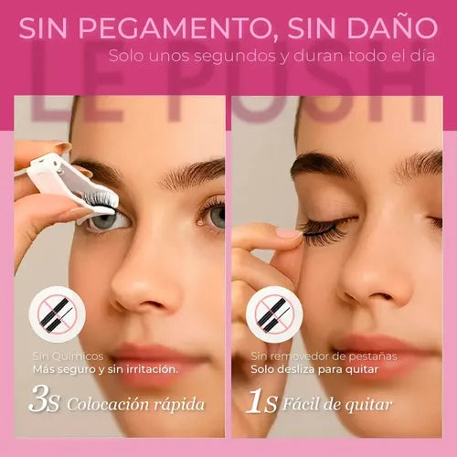 Pestañas Magnéticas Le Push Classic Mega Volumen Curvatura C 2.5cm · 17292 · foto 03
