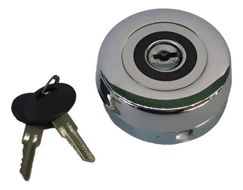 Tapa De Tanque C/ Llave Cromada Peugeot