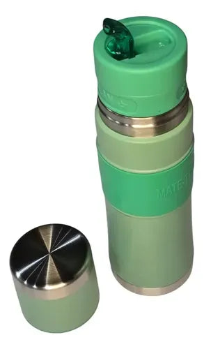 Termo Mate Rolan Autocebante de Acero Inoxidable 750 ml Verde · 16941 · foto 01