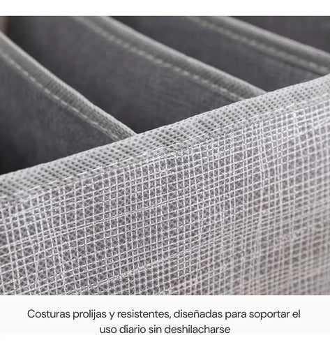 Organizador De Tela Para Ropa 9 Divisiones Armario Plegable