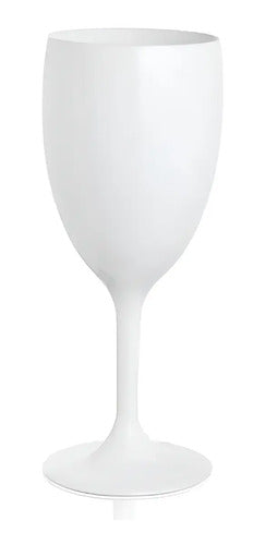 Copa De Vino Agua Irrompible Acrilica Acrilico Pack X12 Unid