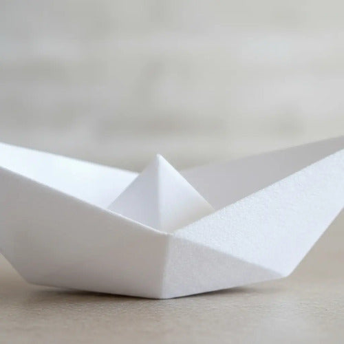 Decoración Adorno Barco De Papel Moderno