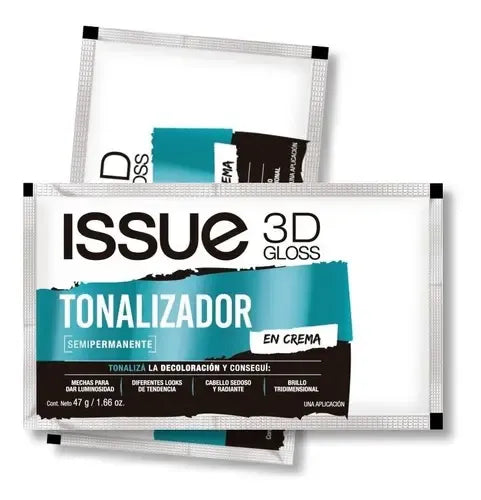 Tintura Semi Permanente Tonalizador Crema Issue 3d Gloss 2un Tono Cobre · 1349 · foto 01
