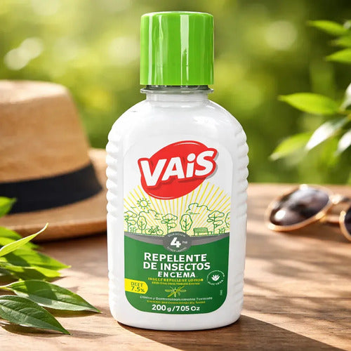 Repelente Mosquitos Insectos Crema Vais 200g