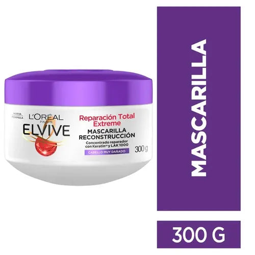 Mascarilla Elvive Reparación Total Extreme - 300gr · 1261 · foto 01