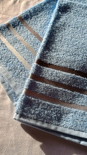 Pack X 2 Toallas Camaro Luiza 360 Gr 100% Algodon 45x70cm