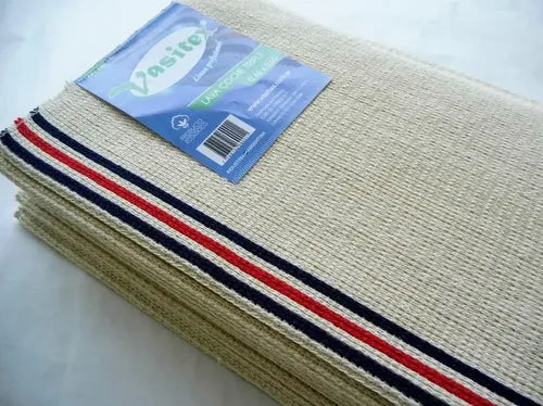 Trapo Limpieza Rayado 50x60 Natural 12u Natural