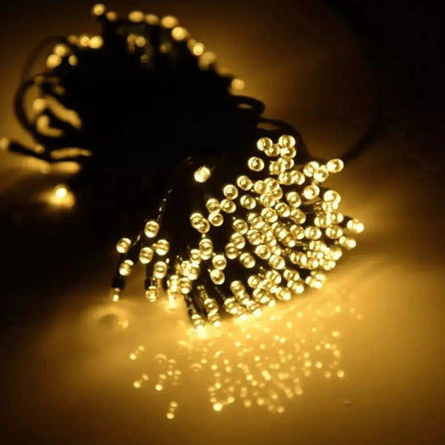 Luces Navidad Exterior Solares Guirnalda Led 200led 20mts