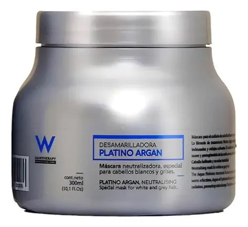 Máscara Capilar Hairtherapy Wpro Desamarillador 300ml Matizador