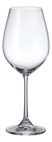 Columba Juego De 6 Copas De Cristal Bohemia 650 Ml