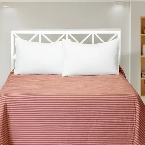 Cubrecama Classic 2 1/2 Plazas Reversible Rosa