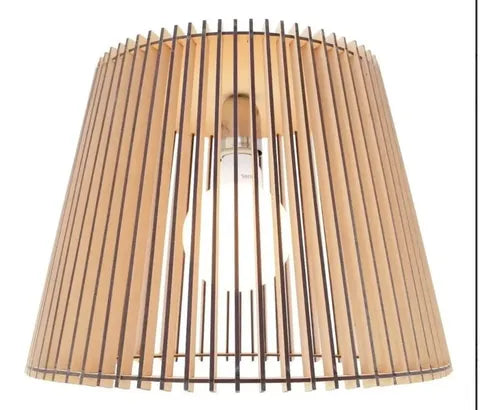 Lámpara Colgante Led De Techo Helitec Hdl-conic Unidad Marrón