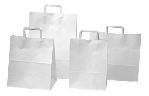 Bolsas Papel Envalar 25u Blancas 22x10x3