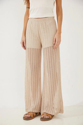 Pantalon Crochet Rimmel Beige M
