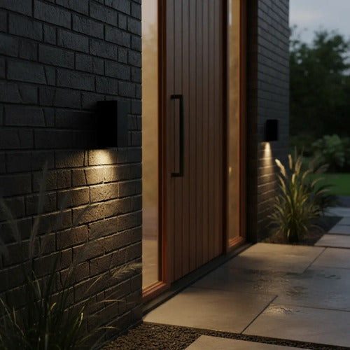 Aplique Pared Santa Luz Bd-33 Negro
